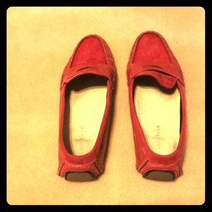 Cole Haan red loafers. Nike Air